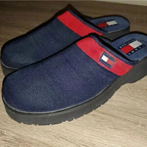 Tommy Hilfiger Platform Clog Y2K 2000s 90s Chunky Shoes Women's 8